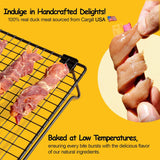 ASMPET Dog Treats - Sweet Potato, Rawhide-Free, Long Lasting Duck Wrapped Fries, for Medium & Large Dogs