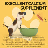 (2 Packs)ASMPET Dog Treats - Chicken Wrapped Beef Cartilage, High Calcium, Non-Rawhide Puppy Chews, Protein-Rich,
