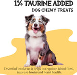 ASMPET Chicken Chips - Chicken Jerky Chews, Protein-Rich, Grain-Free, for Large & Medium Dogs