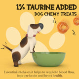ASMPET Chicken Jerky Rings - Soft Training Chews, High Protein, Limited Ingredient, for Small & Large Dogs