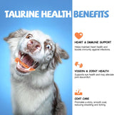 ASMPET Dog Treats - Triple-Flavor Non-Rawhide Chews, Chicken, Fish & Duck, for Small, Medium & Large Dogs