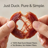 Pawmate™ Human Grade Duck Jerky Rings - High-Protein Dog Training Treats for Sensitive Pets