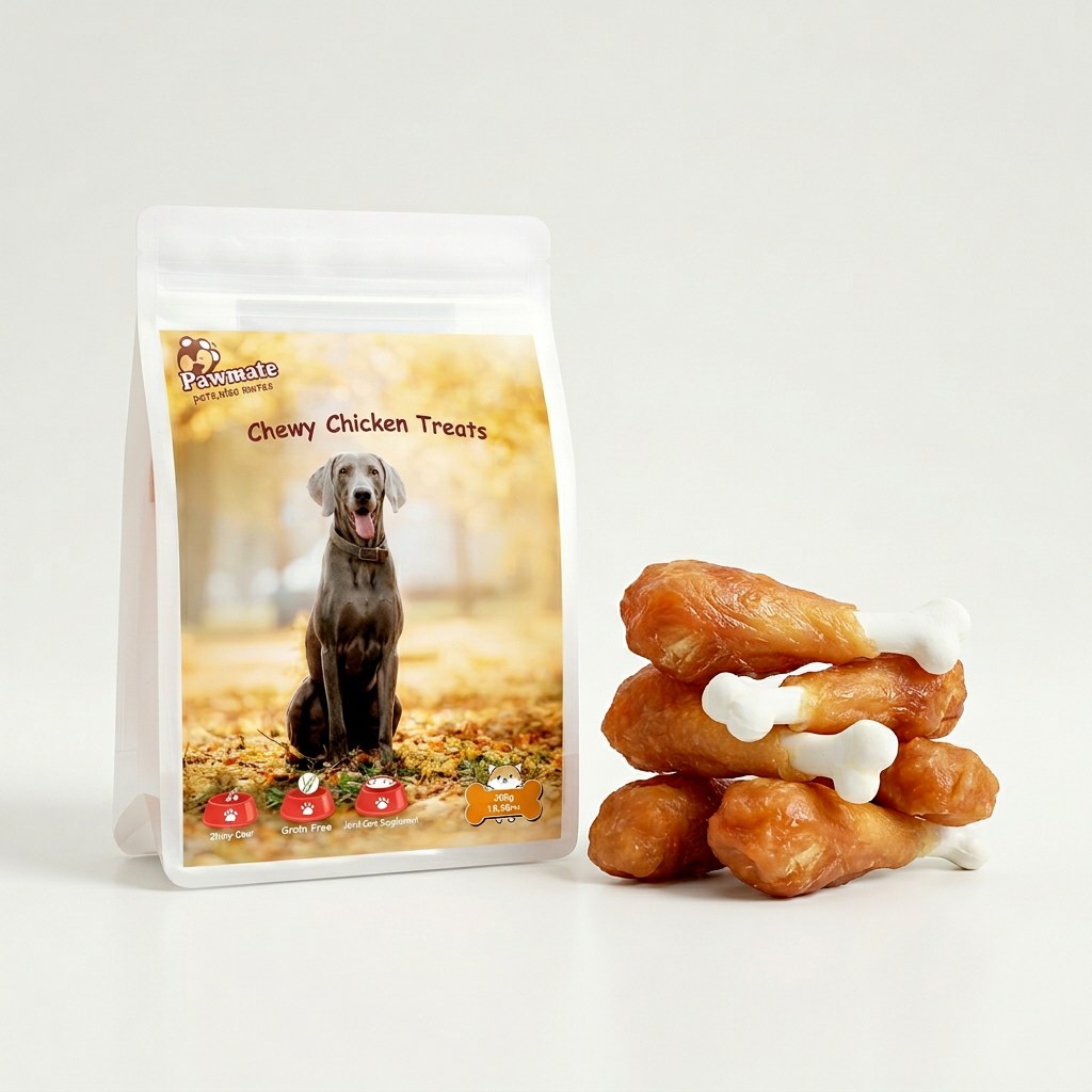 Pawmate™ Natural Dog Treats - Human Grade Calcium Bones for Teeth Cleaning & Bone Health