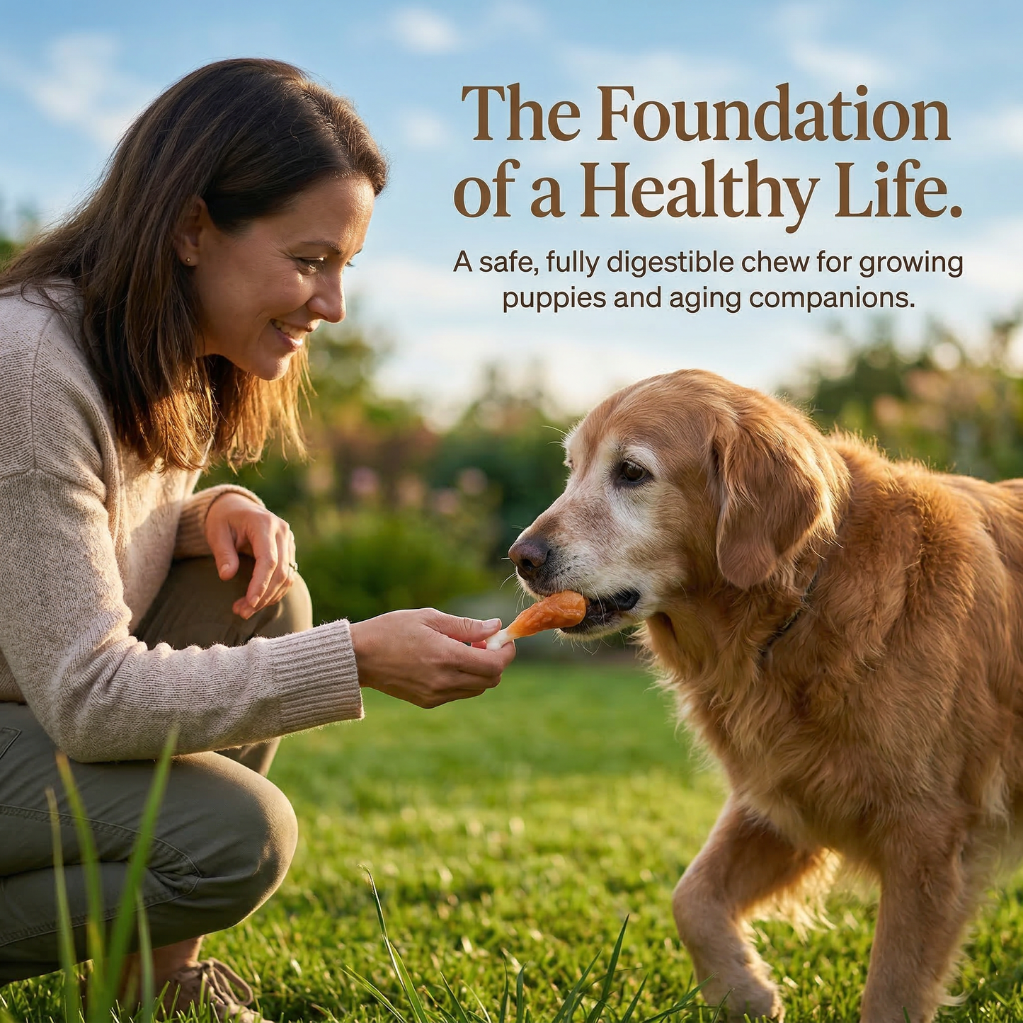 Pawmate™ Natural Dog Treats - Human Grade Calcium Bones for Teeth Cleaning & Bone Health