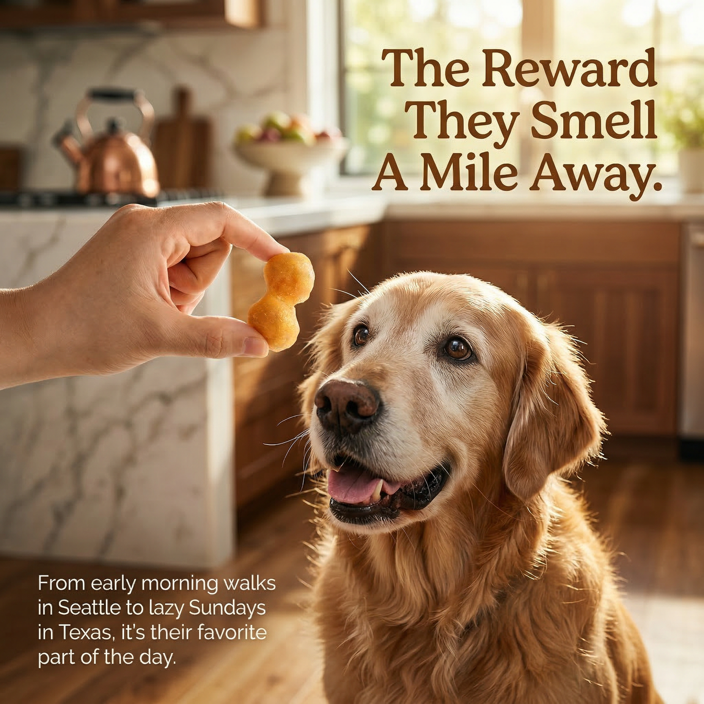 Pawmate™ Natural Dog Treats - Peanut Butter Flavor Soft Treats for All Dogs