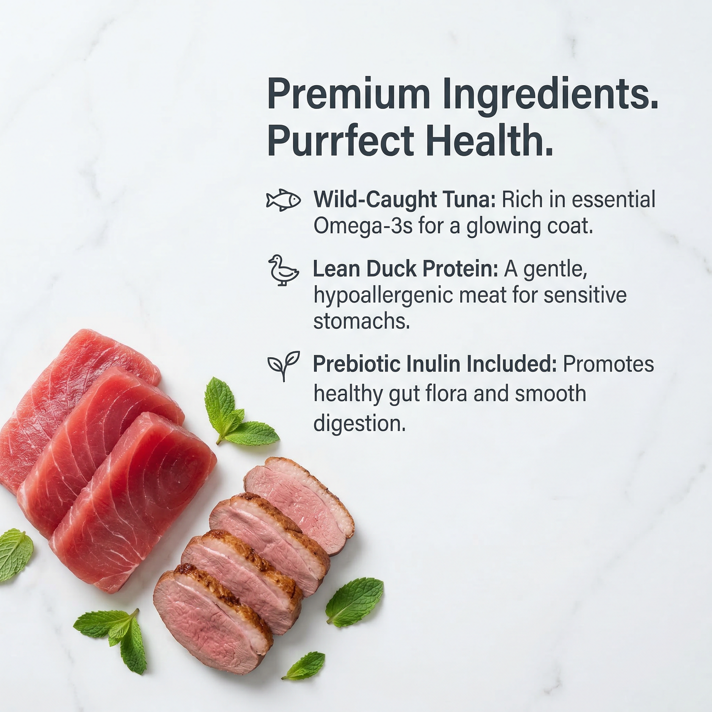 Duck&Tuna Lickable Cat Treats - Healthy Hydrating Treats for Cats(20 Pack)