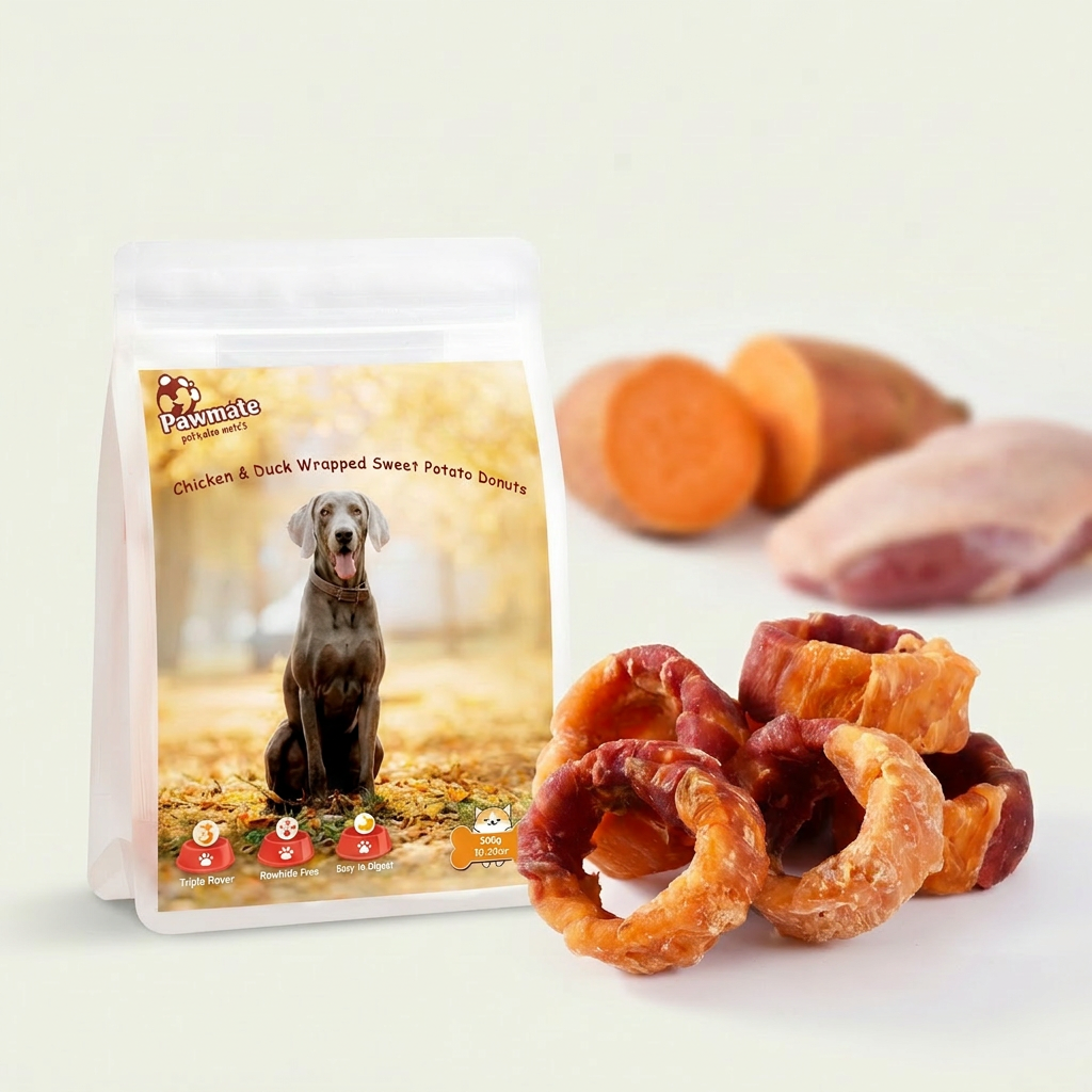 Pawmate™ Chicken & Duck Wrapped Sweet Potato Donuts