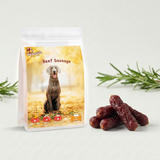 Pawmate™ Human Grade Beef Sausage - Soft & Chewy High-Protein Dog Training Treats