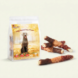 Pawmate™ Natural Braided Meat Sticks- Beef Liver, Chicken, and Duck Wrapped Rawhide Sticks