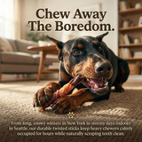 Pawmate™ Natural Braided Meat Sticks- Beef Liver, Chicken, and Duck Wrapped Rawhide Sticks