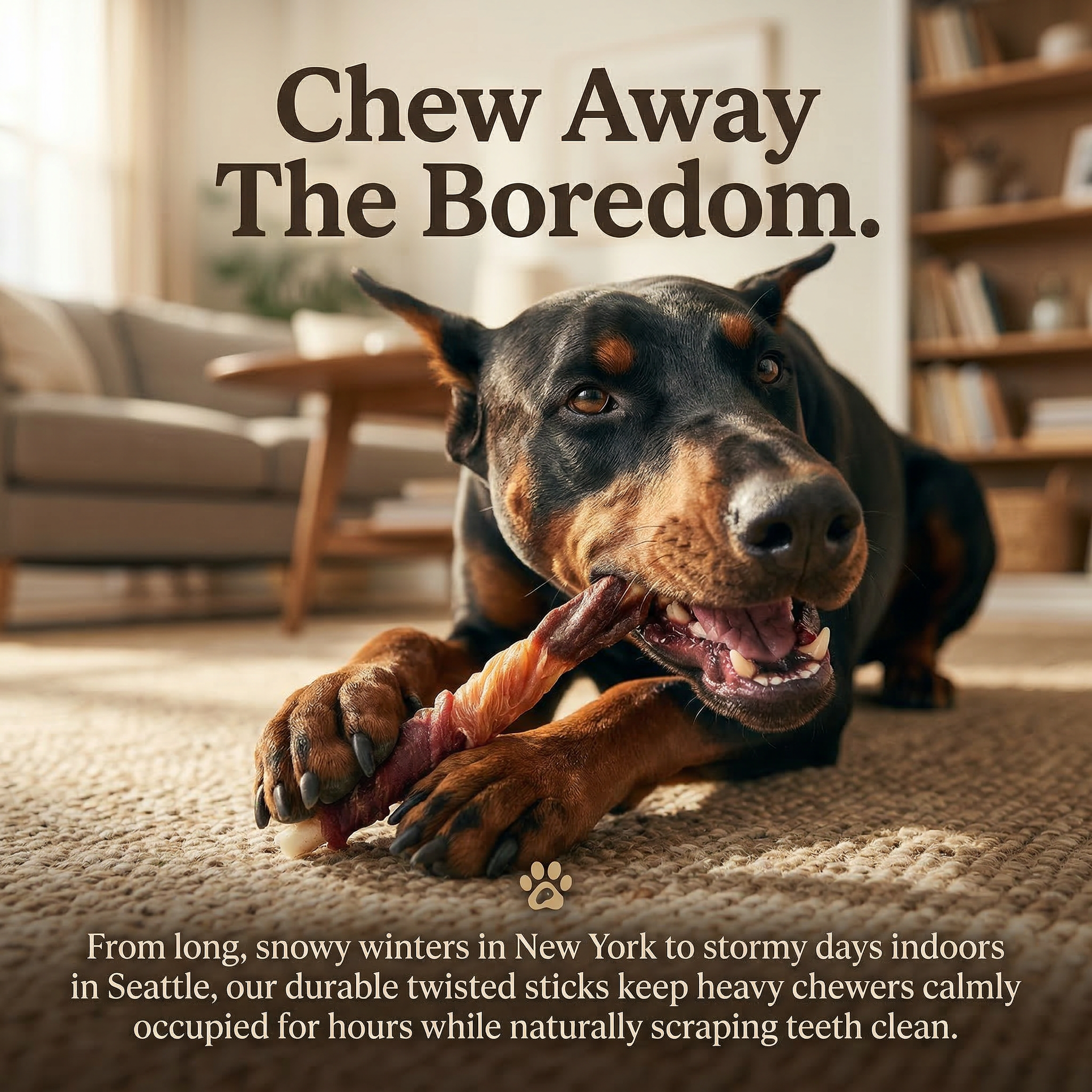 Pawmate™ Natural Braided Meat Sticks- Beef Liver, Chicken, and Duck Wrapped Rawhide Sticks