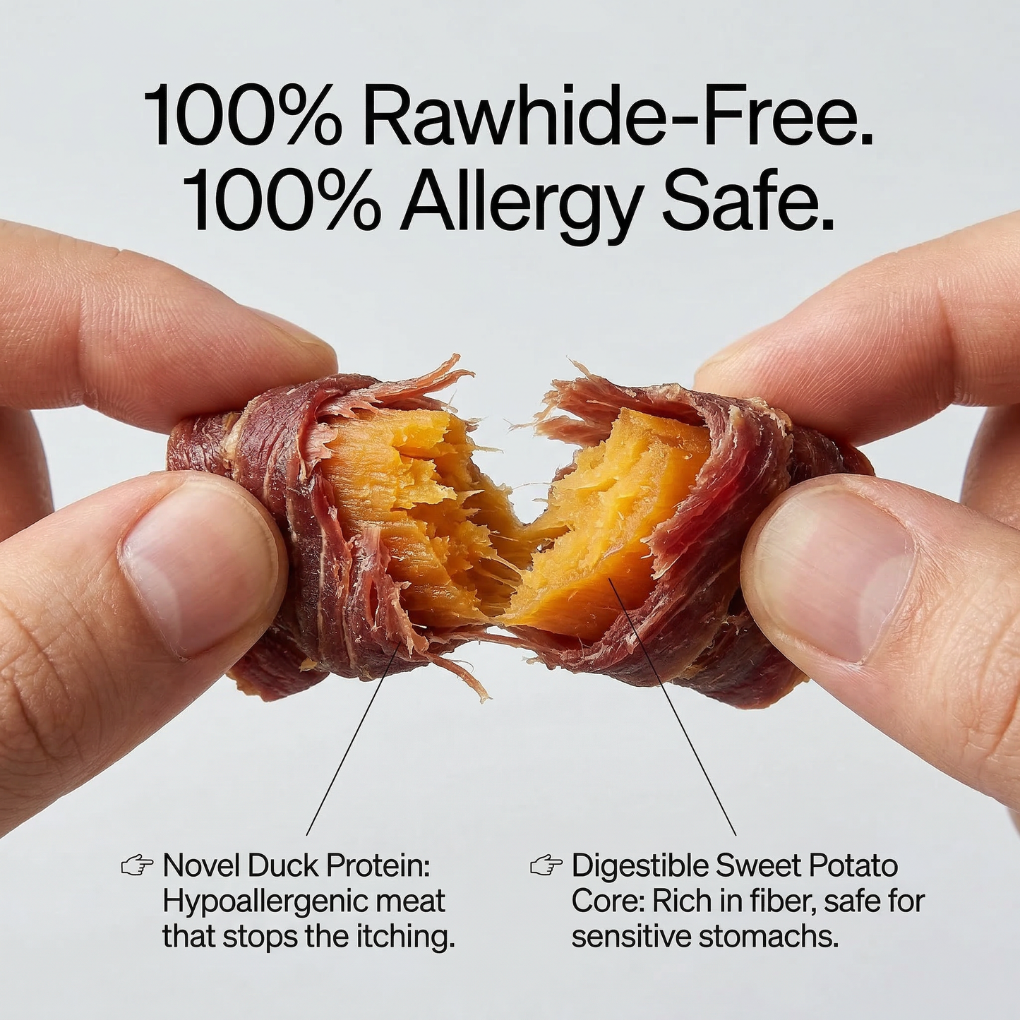 Pawmate™  Duck Wrapped Sweet Potato Donuts