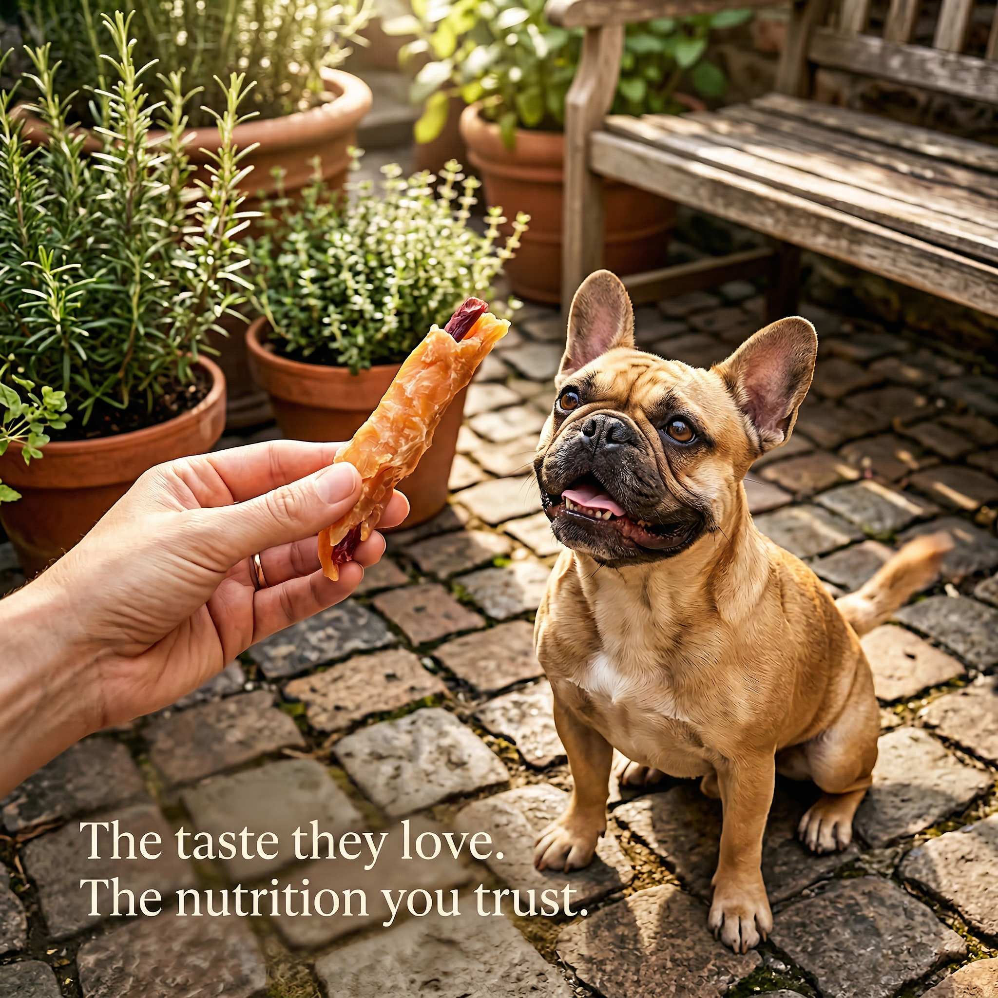 Pawmate™ Human Grade Chicken & Sweet Potato Soft Chews - High-Fiber Dog Training Treats