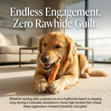 Pawmate™ Natural Dog Treats - Human Grade Chicken & Cod Fish Long Lasting Dog Chews