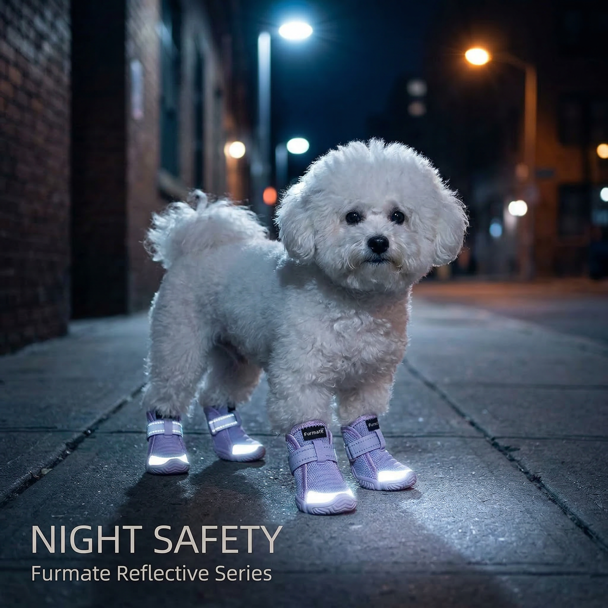 All-Weather Dog Boots-Purple