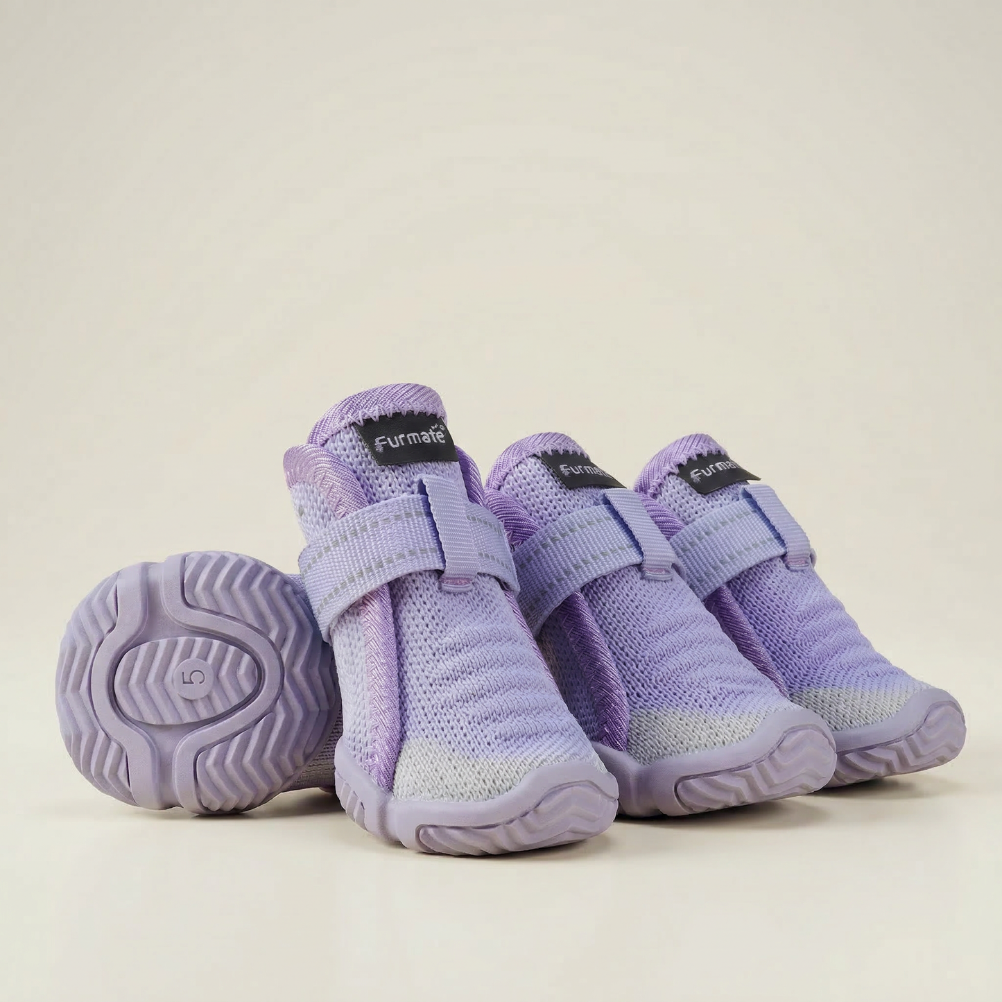 All-Weather Dog Boots-Purple