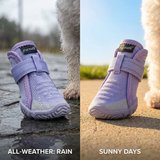 All-Weather Dog Boots-Purple