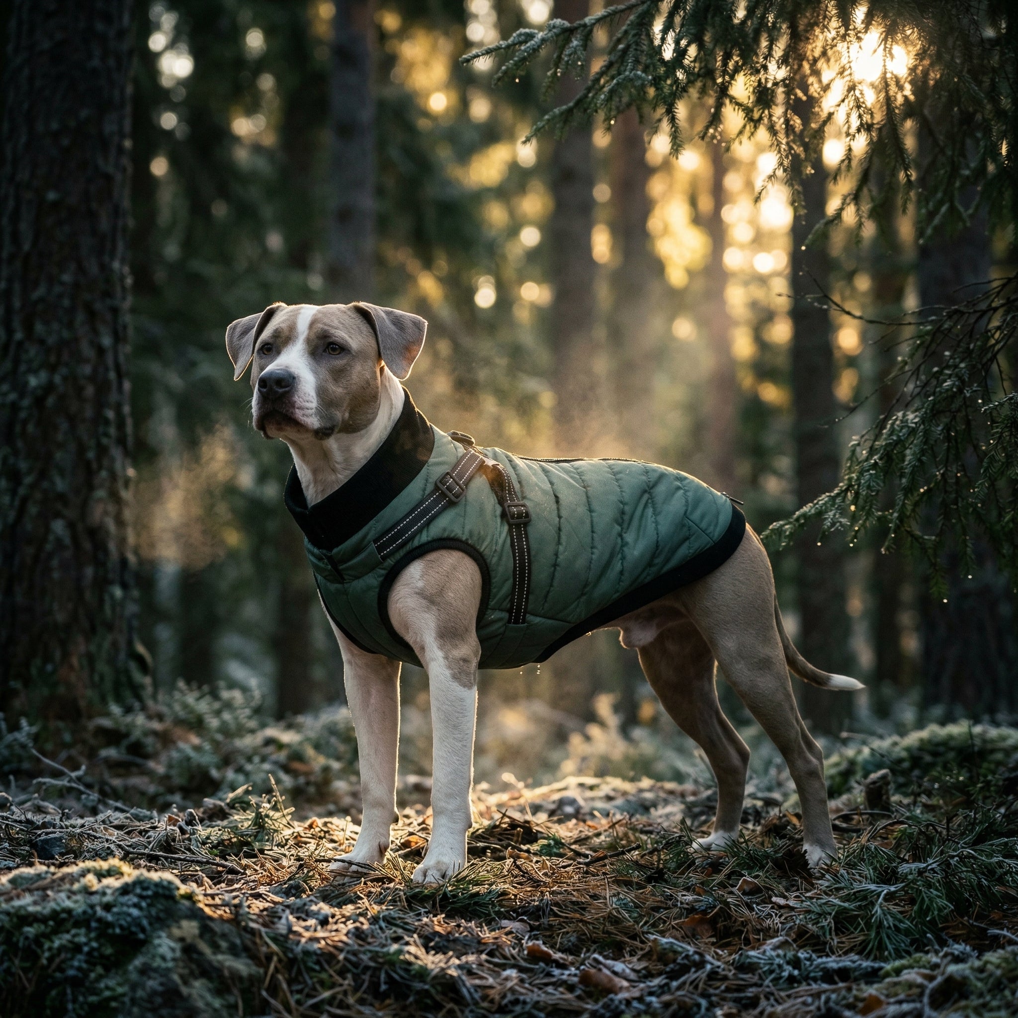 Dog Winter Jacket-Green