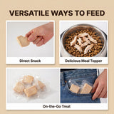 Pawmate Steam-Cooked Chicken Breast Treats for Dogs & Cats - Single Ingredient, High Protein (240g/8.5oz)