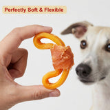 Pawmate Peanut Butter Dog Treats, Natural High-Protein Chicken Wrapped Sweet Potato Chews for All Dogs, 10.6 oz