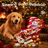 Pawmate Christmas Dog Treats Variety Pack – Festive Natural Training Treats for Small, Medium & Large Dogs-Red
