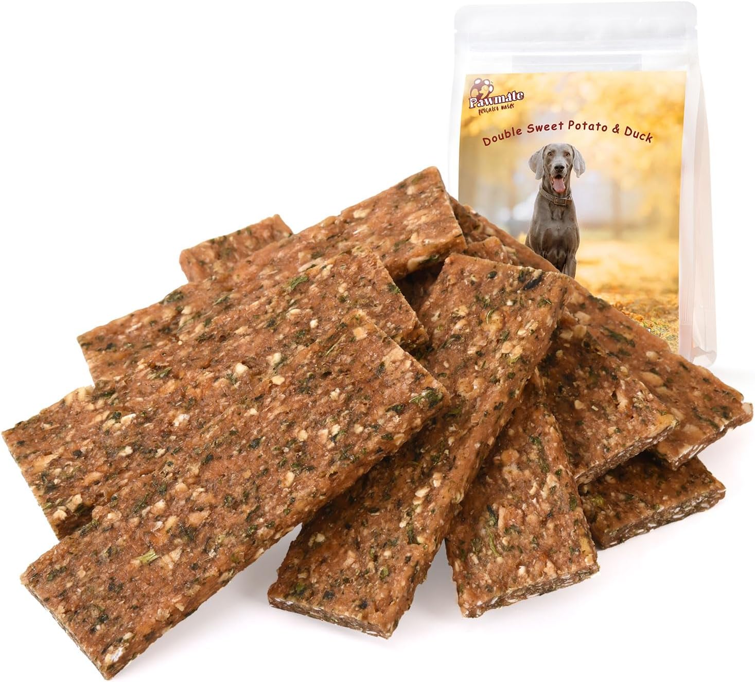 Pawmate™ Double Sweet Potato & Duck Crunchy Jerky Bars