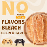 ASMPET Chicken Jerky Dog Treats, Natural High Protein Chicken Tender Snacks for All Dogs, 10.6oz