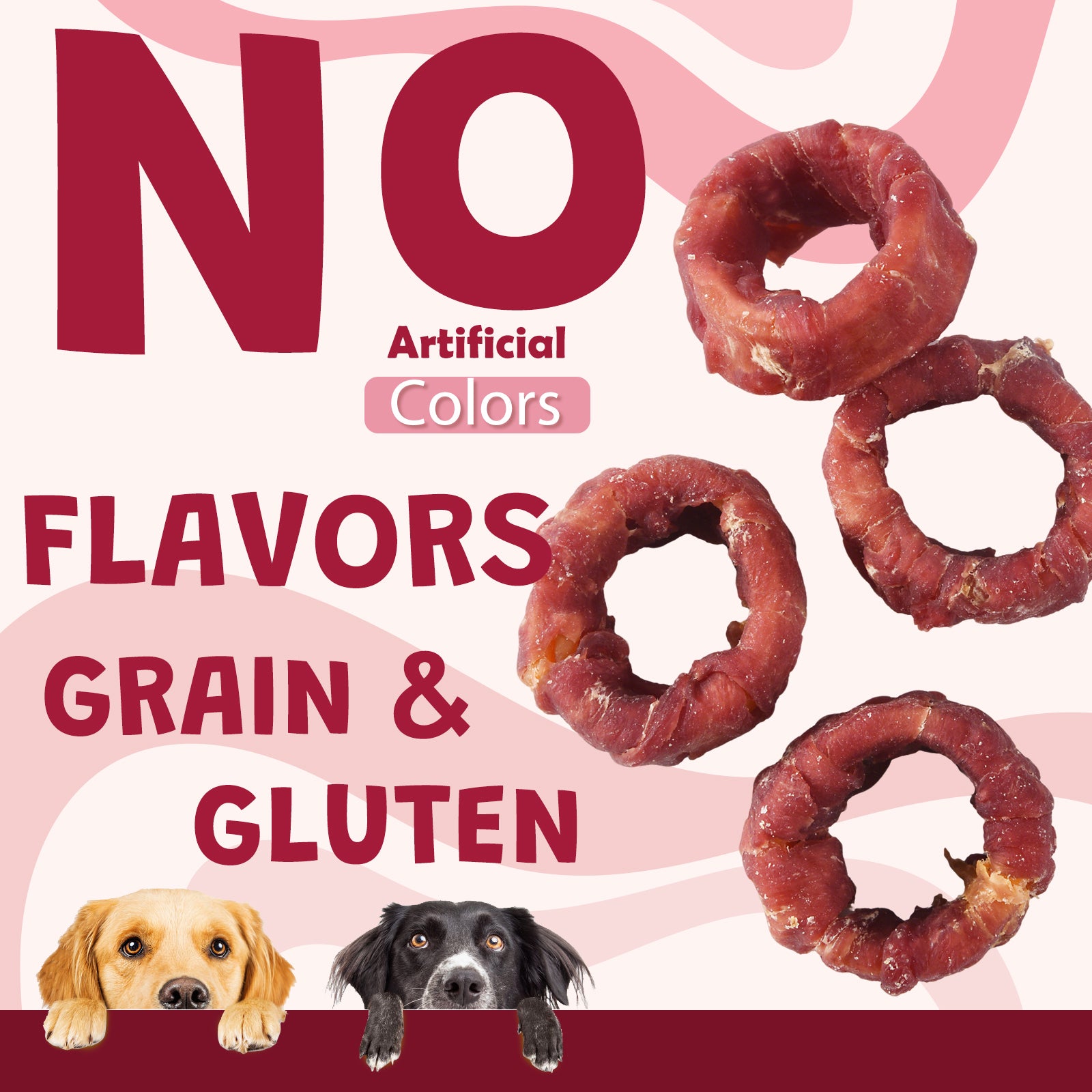 ASMPET Sweet Potato Dog Treat,  Duck Wrapped Snack Chews for Small Medium Large Dogs, 10.6oz