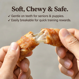 Pawmate™ Soft & Chewy Chicken Jerky Wrapped Cod - Human Grade Omega-3 Rewards