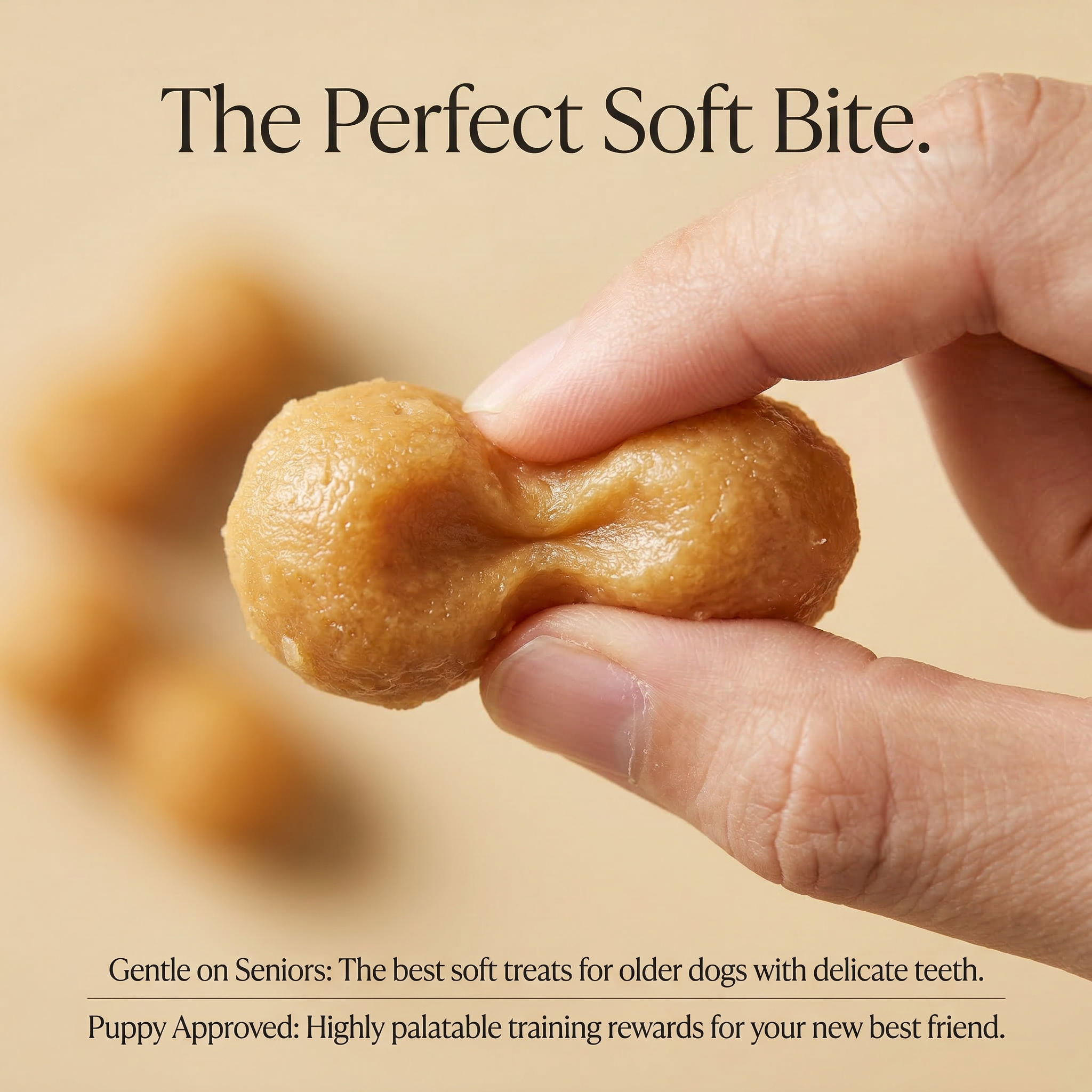 Pawmate™ Natural Dog Treats - Peanut Butter Flavor Soft Treats for All Dogs