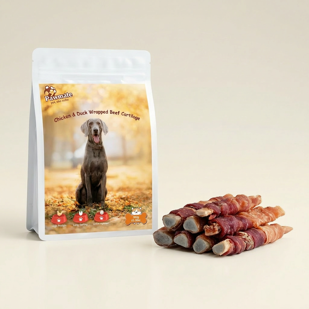 chicken&duck wrapped beef cartilage