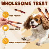 Asmpet Healthy Dog Treats BBQ Kabob Chews, Chicken Duck Beef Liver Rawhide Sticks, Long Lasting Jerky Dog Snacks Treats for Dogs, 11oz