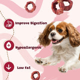 ASMPET Sweet Potato Dog Treat,  Duck Wrapped Snack Chews for Small Medium Large Dogs, 10.6oz