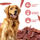 Pawmate Duck Jerky Dog Treats, High Protein Pure Duck Meat for Small Medium Large Dog, 11 oz