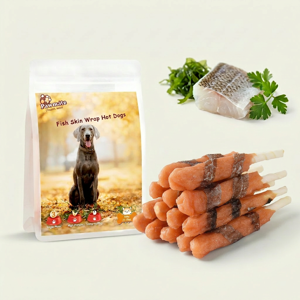 Pawmate™ Human Grade Cod Skin Twists - Supports Skin & Coat Health Long Lasting Rewards