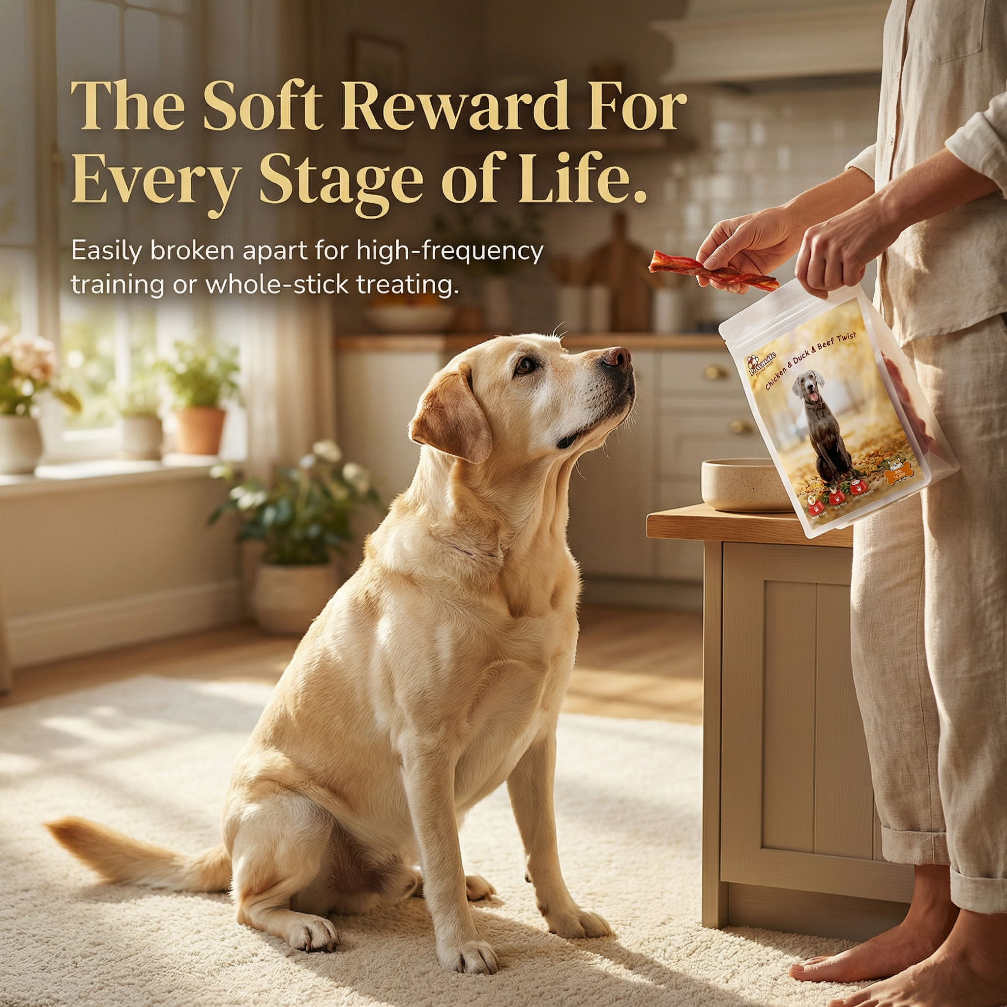 Pawmate™ Safe Dog Treats - Soft Texture Triple Meat Rewards for All Ages (11oz)