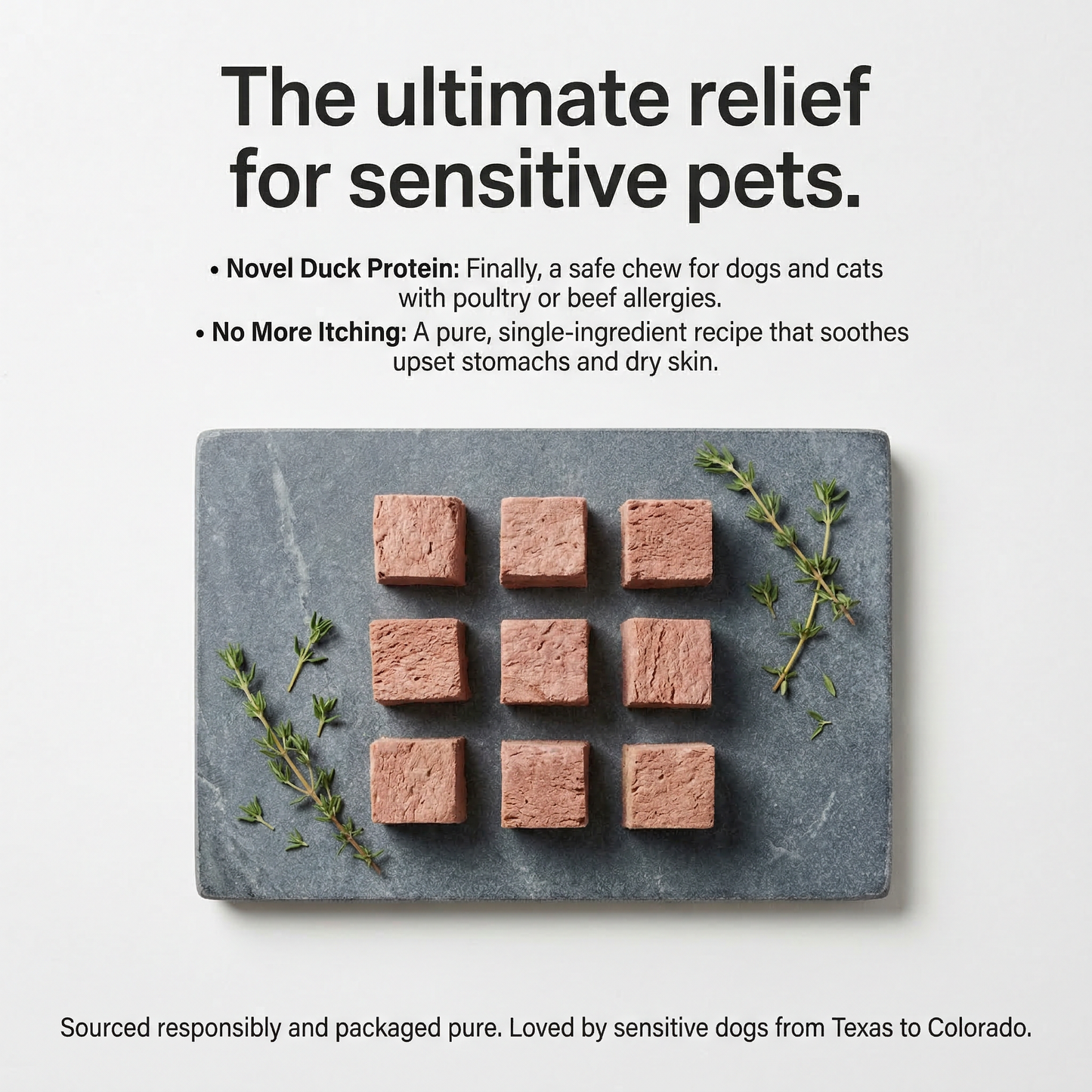 Pawmate™ Natural Dog Treats - Single Ingredient Freeze-Dried Duck Treats for Dogs & Cats (10.23oz)