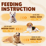 ASMPET Healthy Dog Treats, Triple Flavor Rolls with Chicken Duck Beef, Rawhide Free Jerky Dog Snacks Treats for Small & Medium Dogs 11oz