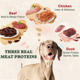 Pawmate Dog Treats Variety Pack, 3-in-1 Trial Pack, High Protein Soft Training Snacks, 5.3oz