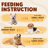 ASMPET Chicken Wrapped Beef Cartilage with Duck Dog Treats, High Calcium Chewy Dog Soft Bone for Small, Medium, Large Dogs (10.6oz, No Rawhide)