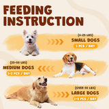 ASMPET Duck Wrapped Beef Cartilage Dog Treats, Long-Lasting Chewy Dog Soft Bone for Small, Medium, Large Dogs (10.6oz, No Rawhide)