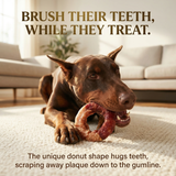 Pawmate™ Safe Dog Treats - Human Grade Triple Meat Donuts for Teeth Cleaning