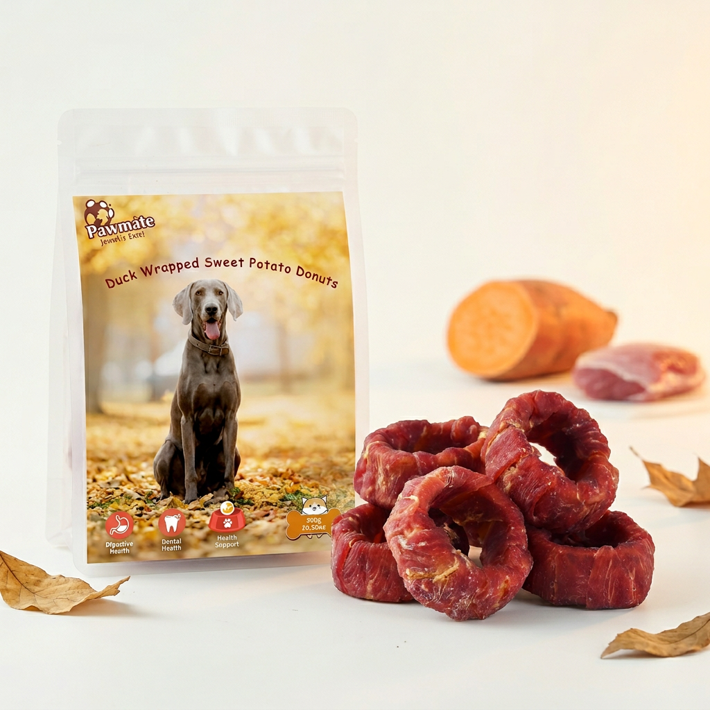 Pawmate™  Duck Wrapped Sweet Potato Donuts
