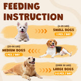 ASMPET Long Lasting Dog Treat, Chicken & Duck Wrapped Rawhide Dog Chew, Teeth Cleaning Bone for Small Medium Large Breed (10.6oz)