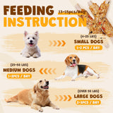 ASMPET Rawhide Dog Chew, Natural Chicken Wrap Pumpkin & Oat Treat for Dogs, 11oz.