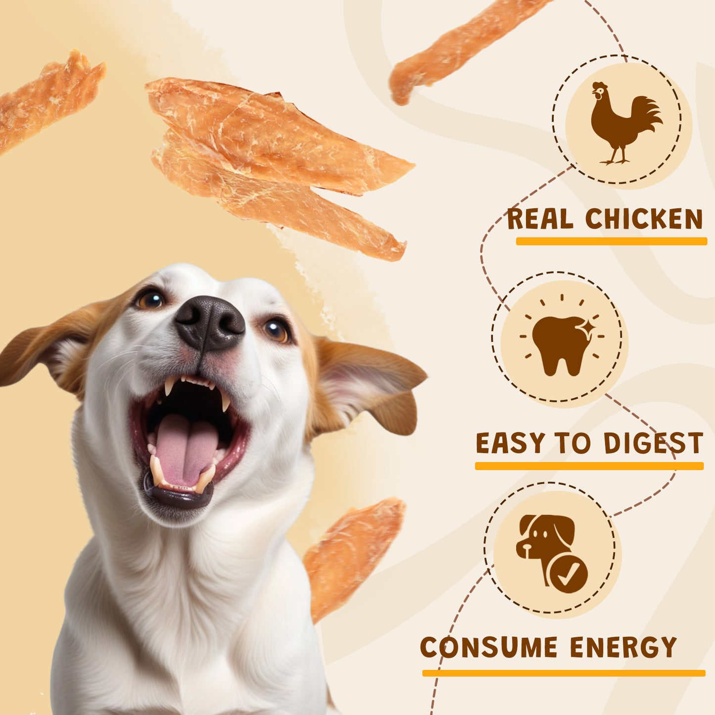 Chicken Jerky Treats 40-track