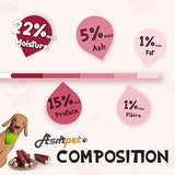 Duck Wrapped Rawhide Sweet Potato Sticks 40-track