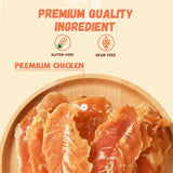 Pawmate Chicken Jerky Dog Treats, High Protein Pure Chicken Snacks for Small Medium Large Dog, 11 oz