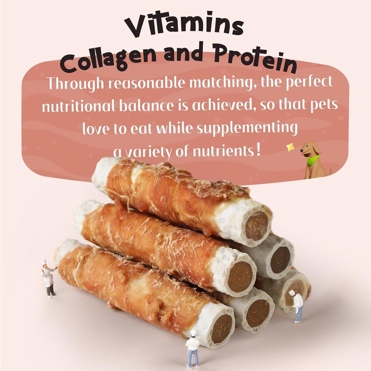 Chicken Wrapped Rawhide Sweet Potato Sticks 40-track