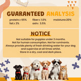 ASMPET Long Lasting Dog Treat, Chicken & Duck Wrapped Rawhide Dog Chew, Teeth Cleaning Bone for Small Medium Large Breed (10.6oz)